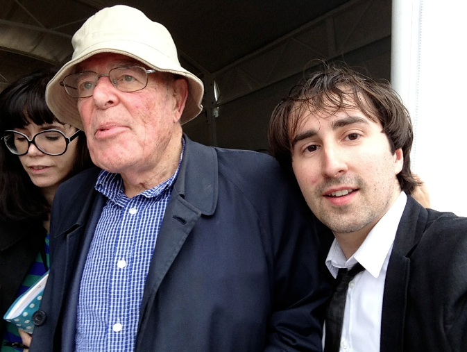 ...alla Quinzane des Realisateurs con Marcel Ophuls!